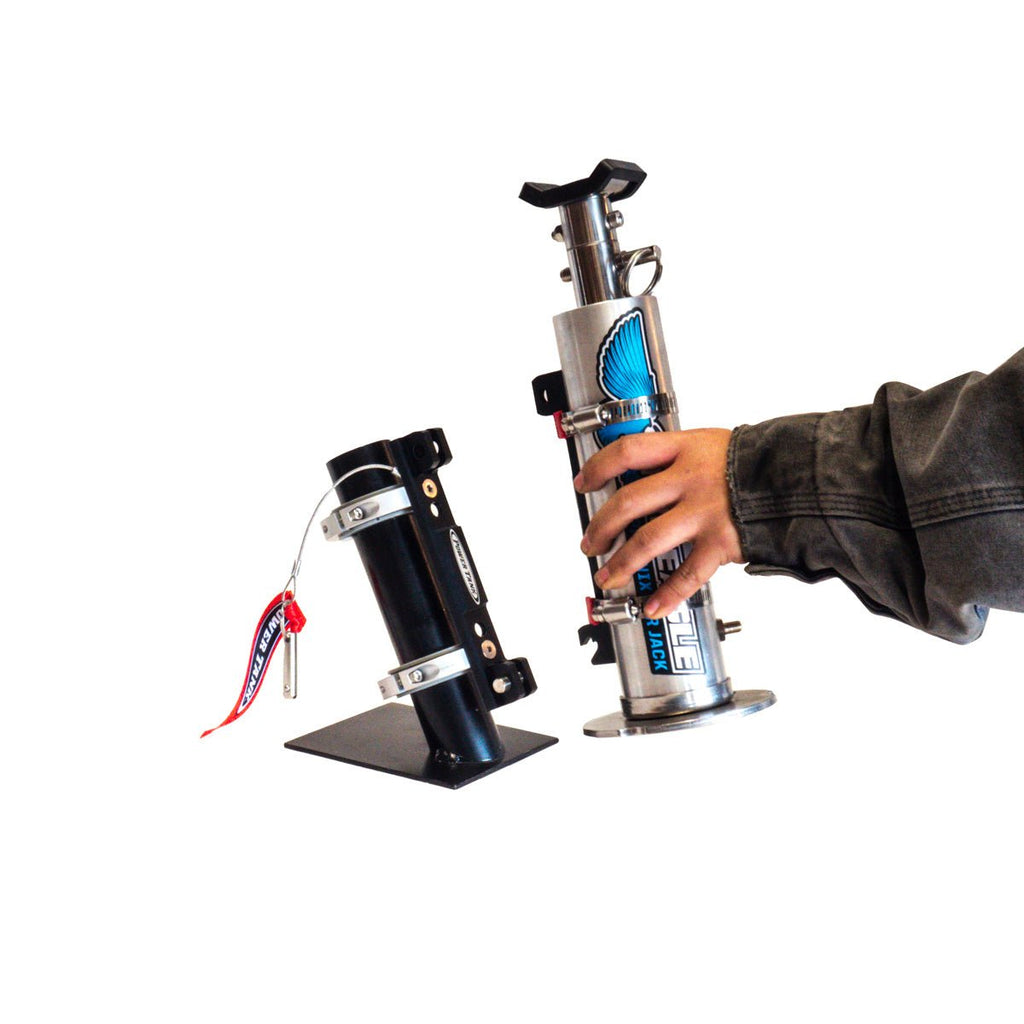 Quick - Release Bracket - 2.5 lb ABC Fire Exinguisher, Power Shot, Pro Eagle Phoenix CO2 Jack - Trail and Timber Co