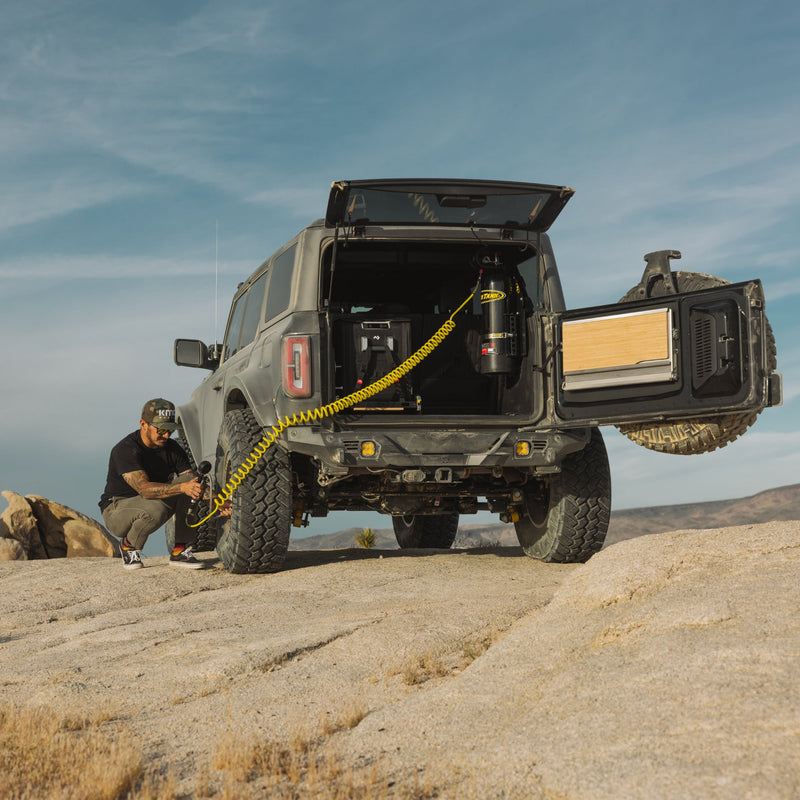 Load image into Gallery viewer, 4 Door Bronco Plate - Power Tank or Propane Tank mount (6th Gen 2021+)
