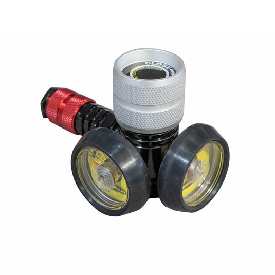 Power Shot 160 psi Sidearm CO2/N2 Regulator Comp Series Power Tank
