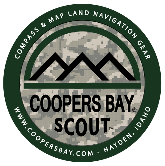 Scout™ Lensatic Compass - Traditional Phosphorescent Military Style - Black