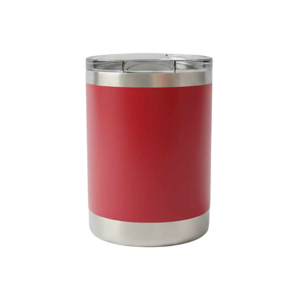 10oz Lowball Tumbler - Red