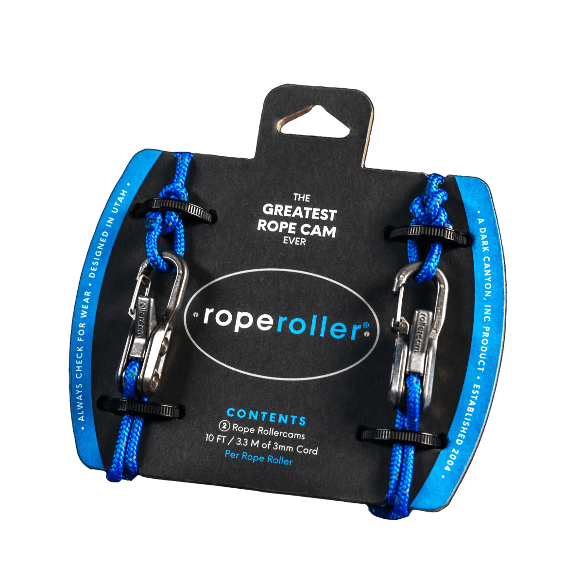 6 - Pack Roperoller with Accessory Cord and Carry Case - Trail and Timber Co