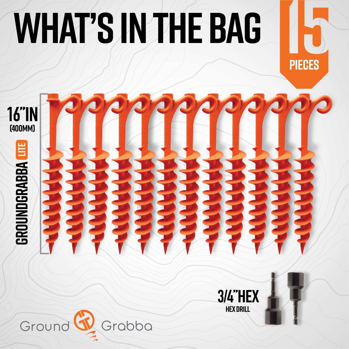 GroundGrabba Lite 12 Bag Kit - Trail and Timber Co