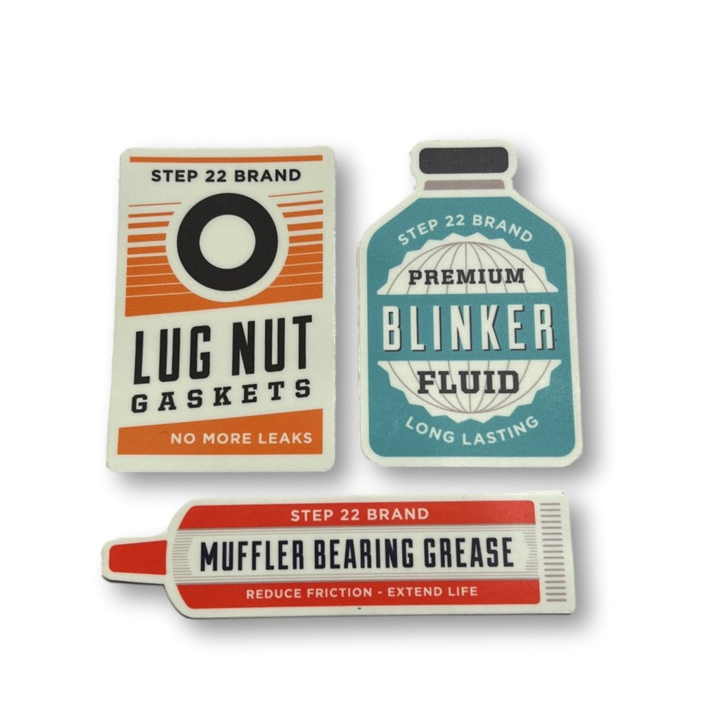 STEP 22 Maintenance Series Stickers - Trail and Timber Co