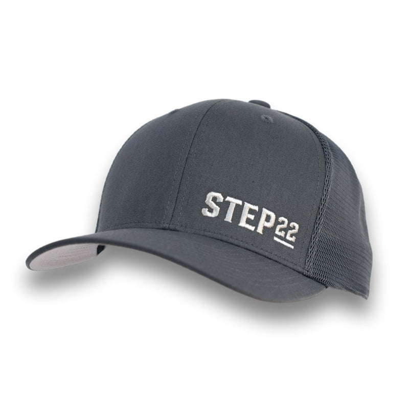 Load image into Gallery viewer, STEP 22 Mesh Hat Charcoal
