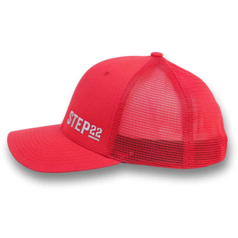 Load image into Gallery viewer, STEP 22 Mesh Hat Red
