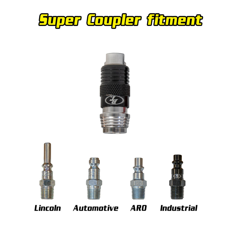 Load image into Gallery viewer, Universal Safety Super Coupler for 1/4 NPT Air Hose Power Tank
