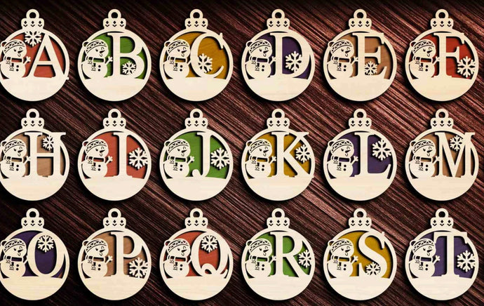 Monogram Ornaments