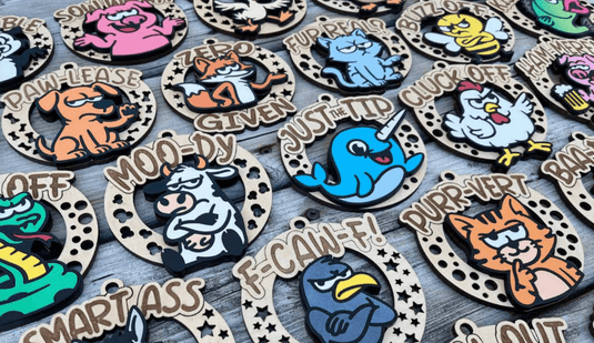 Cheeky Ornaments - Trail and Timber Co