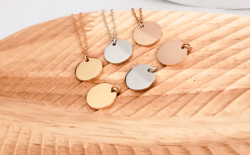 Blank Disk Necklace