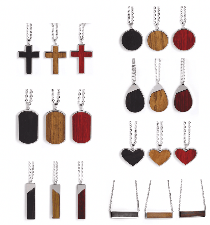 Load image into Gallery viewer, Wood Pendant Necklace - Trail and Timber Co
