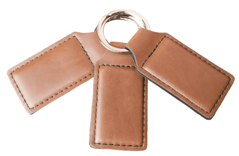 Premium Leatherette Keychains - Trail and Timber Co