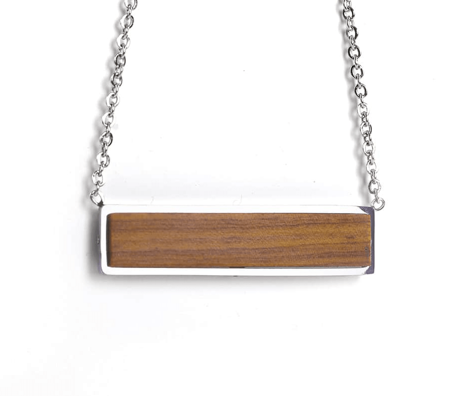 Wood Pendant Necklace - Trail and Timber Co