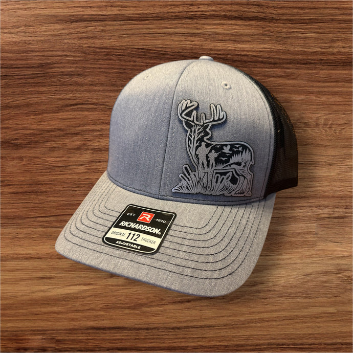Silver/Black Deer Hat