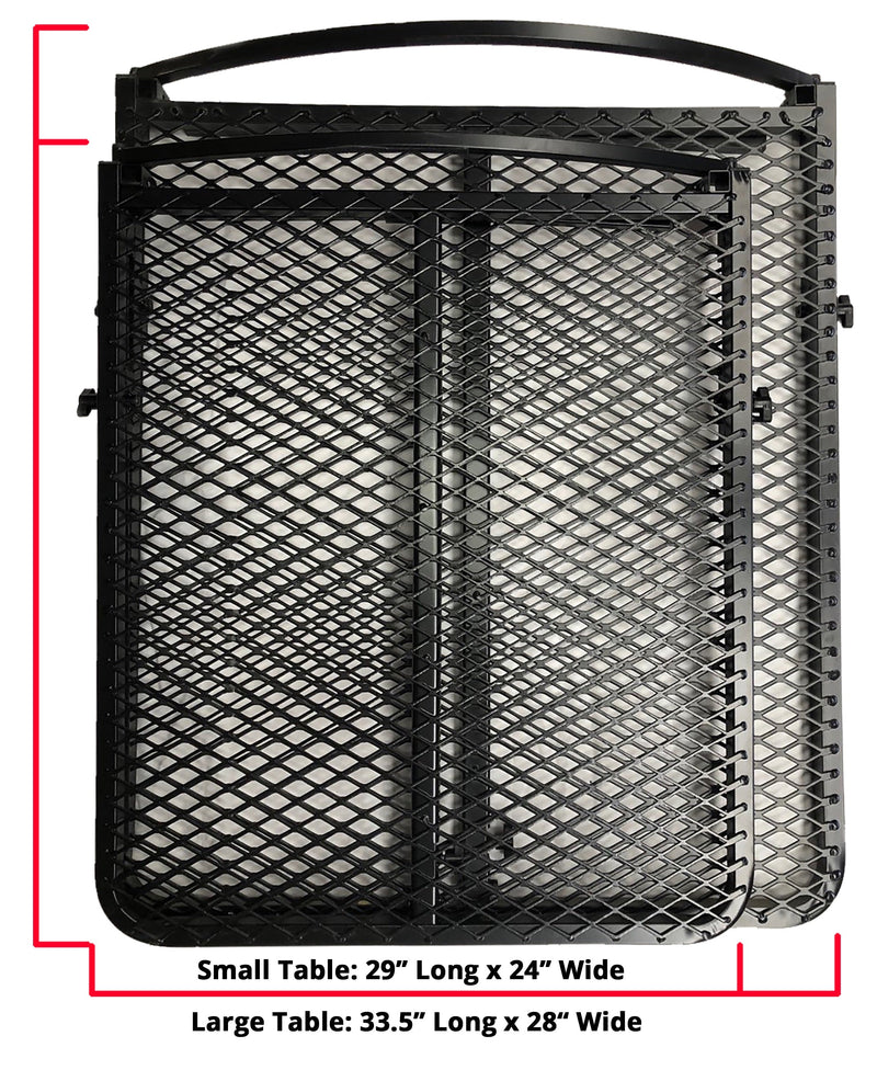 Load image into Gallery viewer, Large Steel Camping Tire Table
