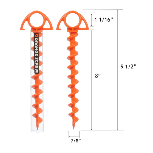 Orange Screw® Small Ground Anchor