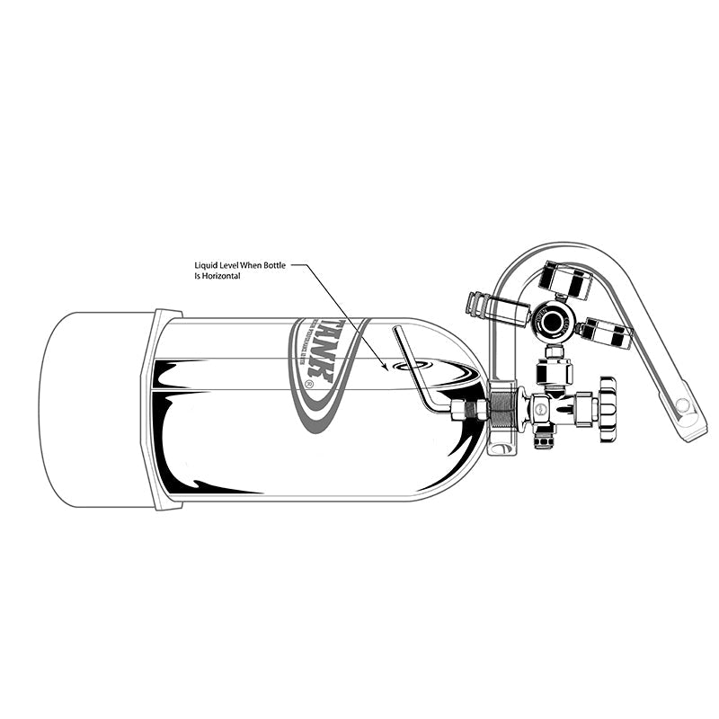 Load image into Gallery viewer, Snorkel Tube Upgrade for Horizontal Power Tank Use
