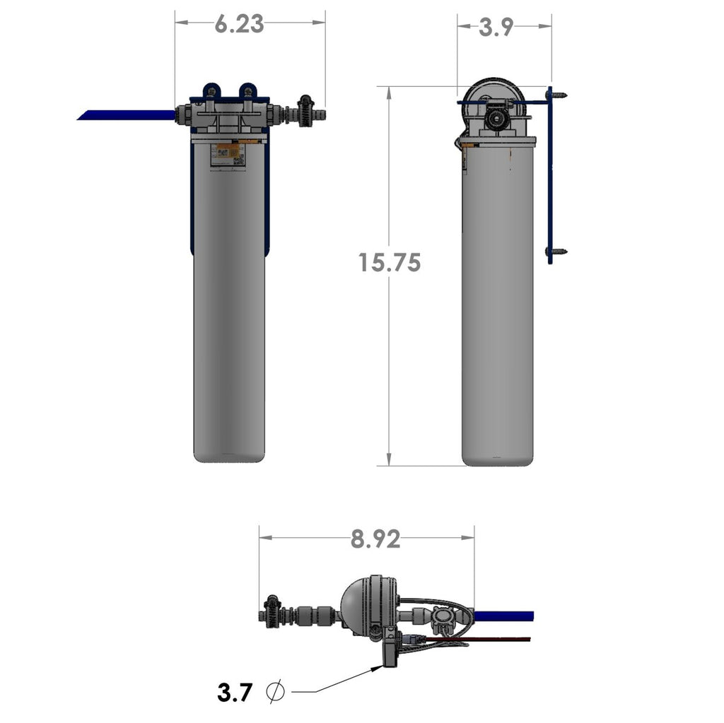 Stealth Flex Twist Built - In Water Filtration & Purification System - Trail and Timber Co
