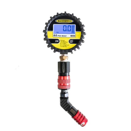 60D TPG RED - 60 psi Back-Lit Digital Modular Tire Pressure Gauge