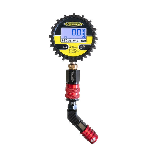 150D TPG RED - 150 psi Back - Lit Digital Modular Tire Pressure Gauge - Trail and Timber Co