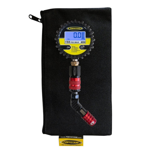 150D TPG RED - 150 psi Back - Lit Digital Modular Tire Pressure Gauge - Trail and Timber Co