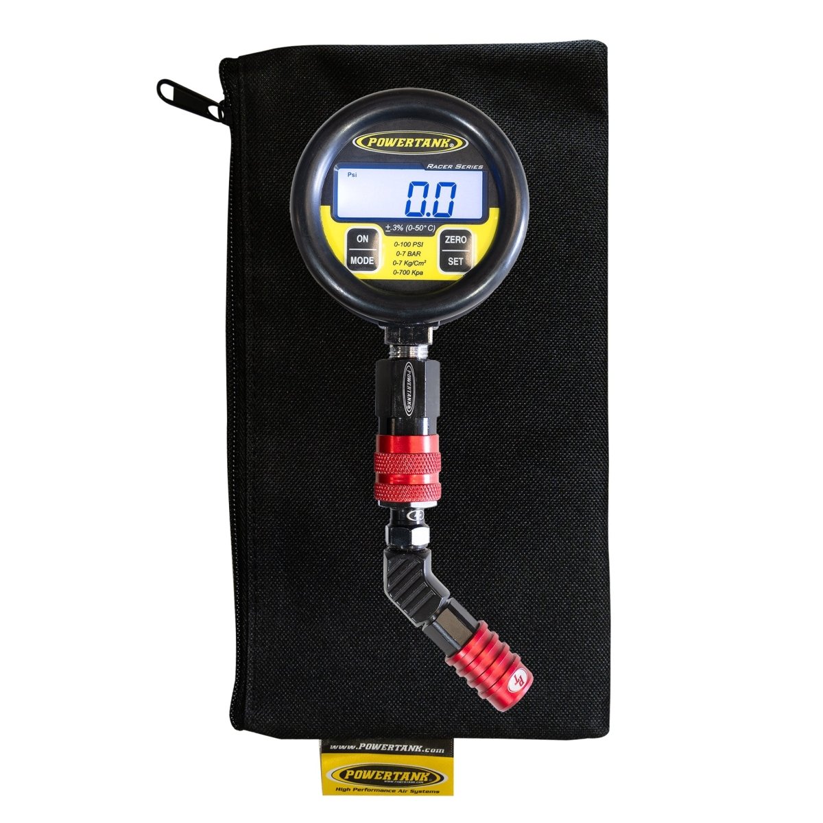 TPG RACER RED - 100 psi Precision Digital Modular Tire Pressure Gauge - Trail and Timber Co