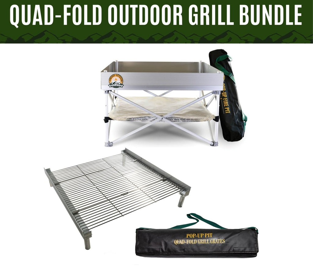 Outdoor Quad - Fold Grill Bundle - Trail and Timber Co