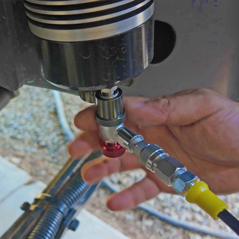 Load image into Gallery viewer, Dual Fill Shock Inflator with Gauge Tool
