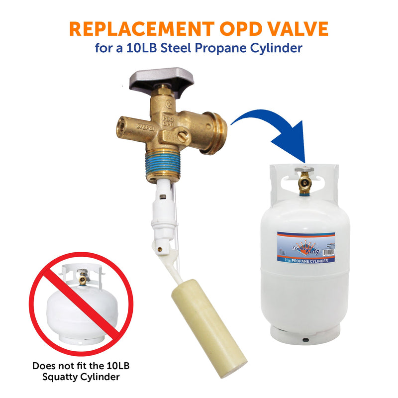 Load image into Gallery viewer, Flame King 10lb OPD Valve
