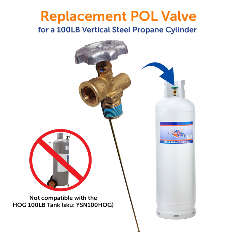 Load image into Gallery viewer, Flame King 100lb OPD Valve
