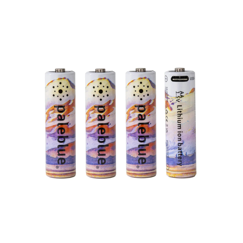 VIVID Footprints on Katmai AA USB Rechargeable Lithium Batteries - Trail and Timber Co