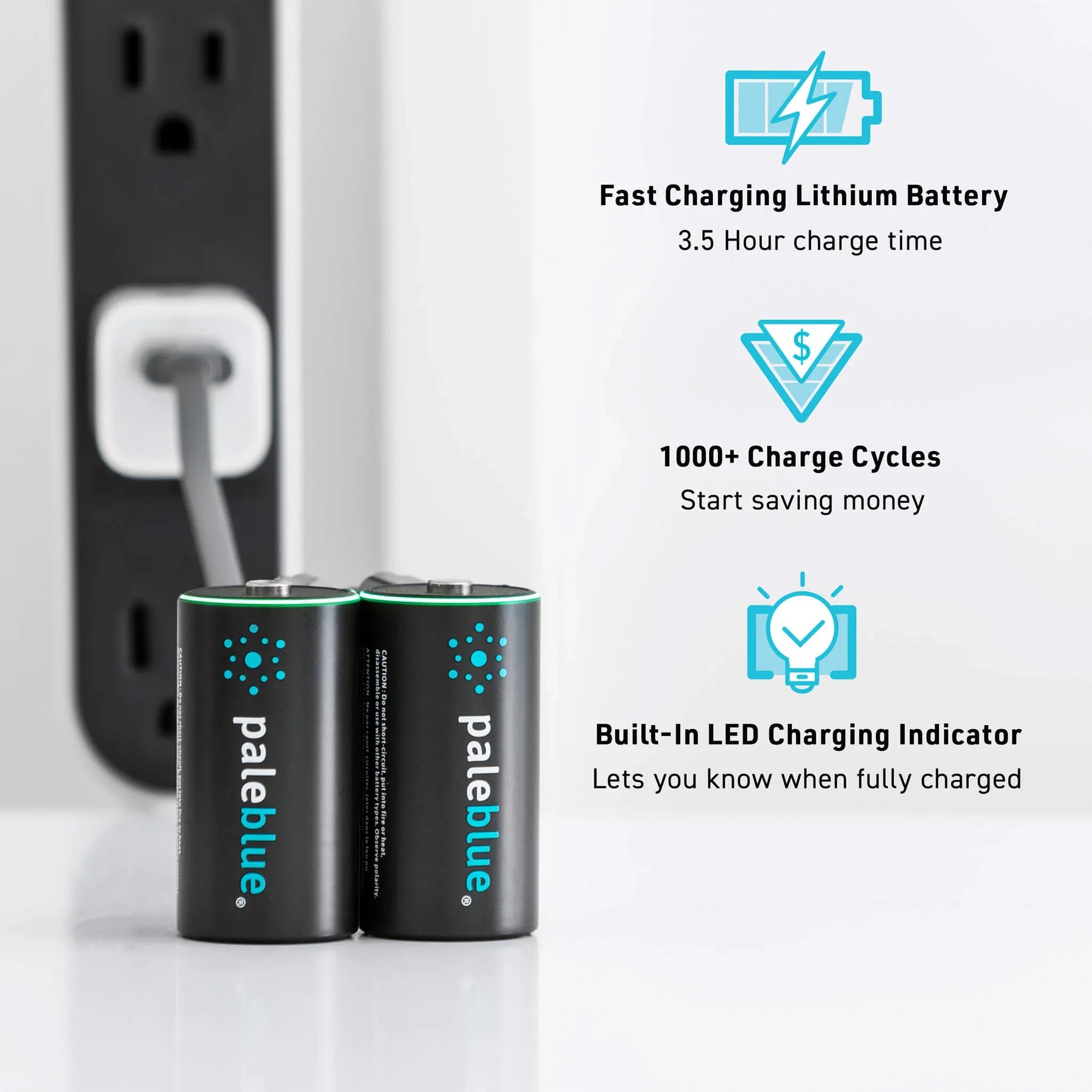 C Rechargeable Batteries with USB - C - Trail and Timber Co