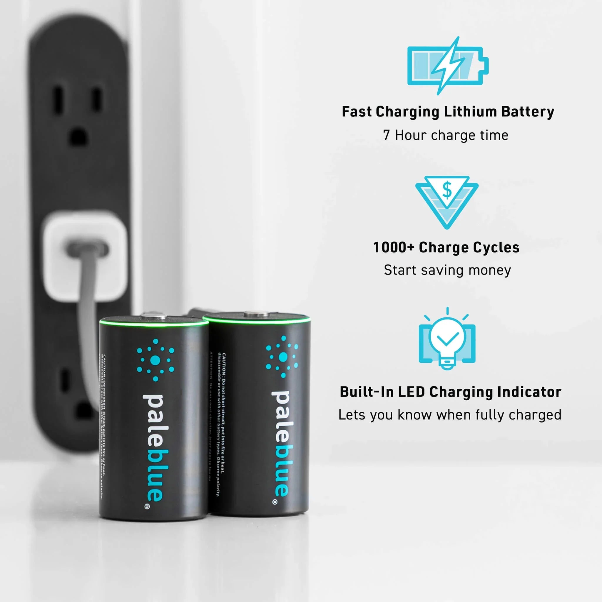 D Rechargeable Batteries USB - C - Trail and Timber Co