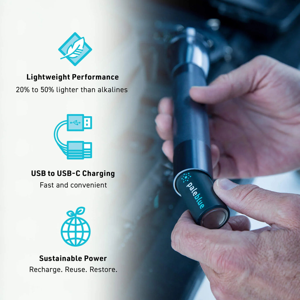 C Rechargeable Batteries with USB - C - Trail and Timber Co