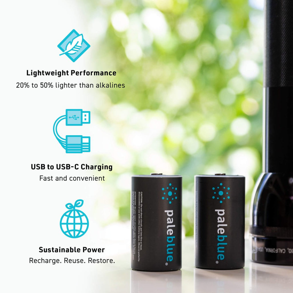 D Rechargeable Batteries USB - C - Trail and Timber Co