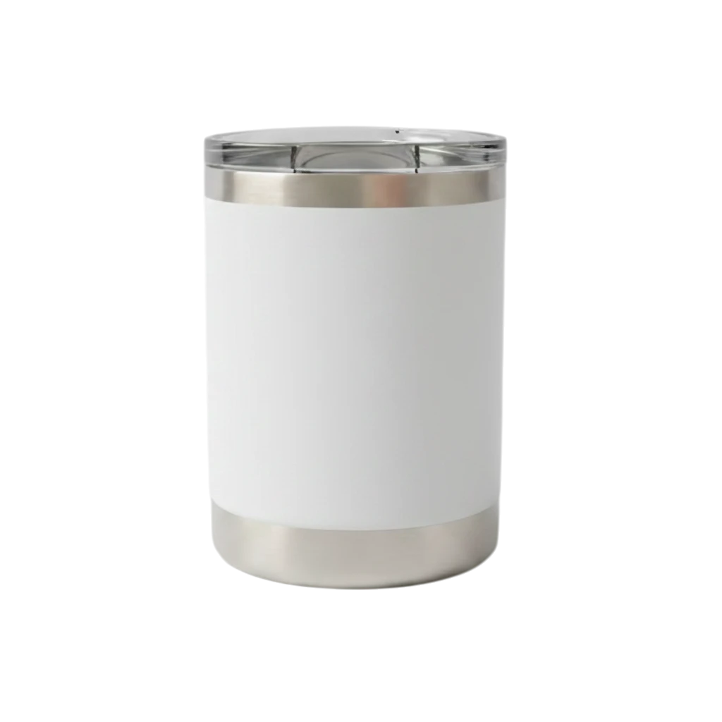 10oz Lowball Tumbler - White