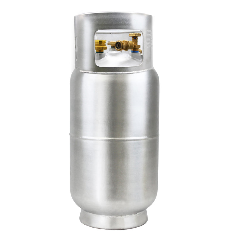 Load image into Gallery viewer, Flame King 33.5lb Aluminum Forklift Propane Tank Cylinder with Gauge
