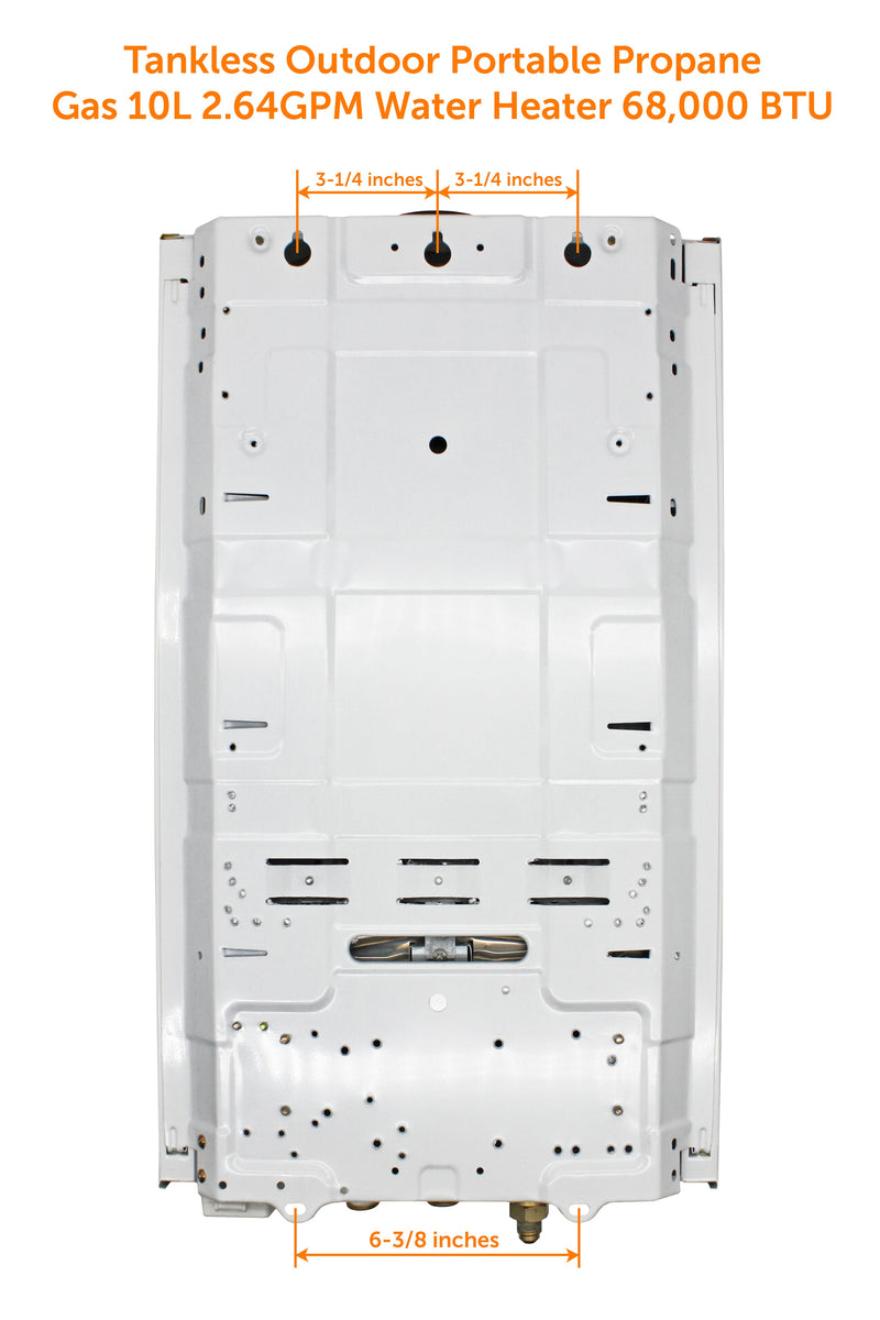 Load image into Gallery viewer, Flame King Tankless Outdoor Portable Camping Hot Shower Propane Gas 10L 2.64GPM Water Heater 68,000 BTU
