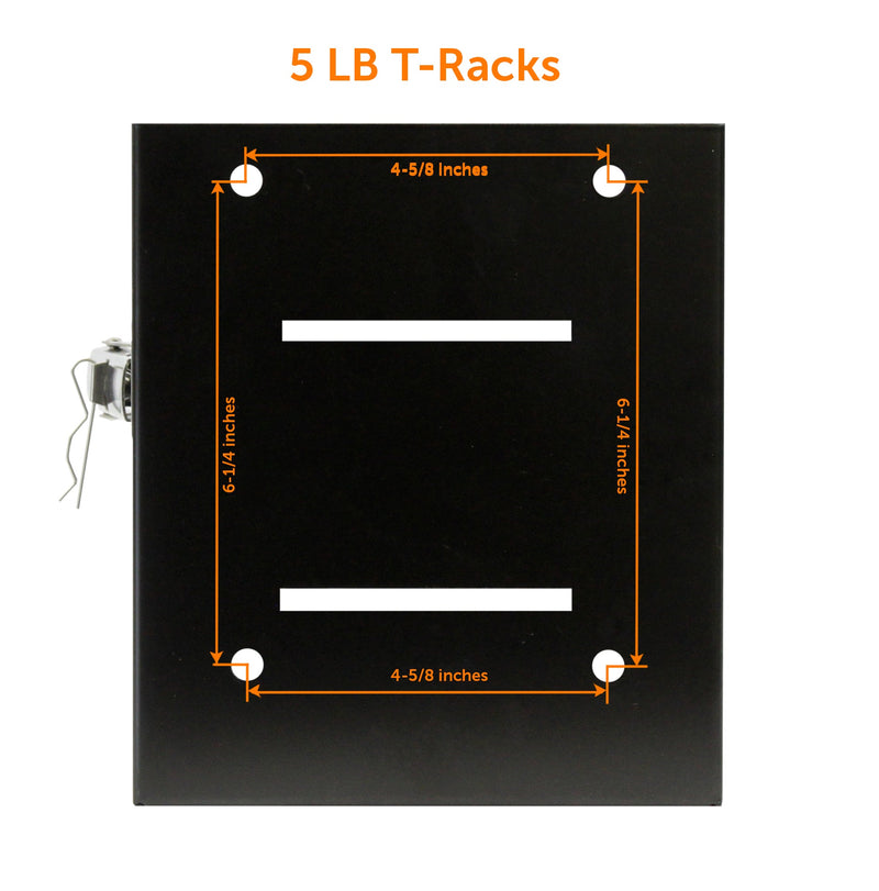Load image into Gallery viewer, Flame King® T-Racks™ 5lb Propane Tank Mounting Brackets Strap Campervan Overland Vehicles
