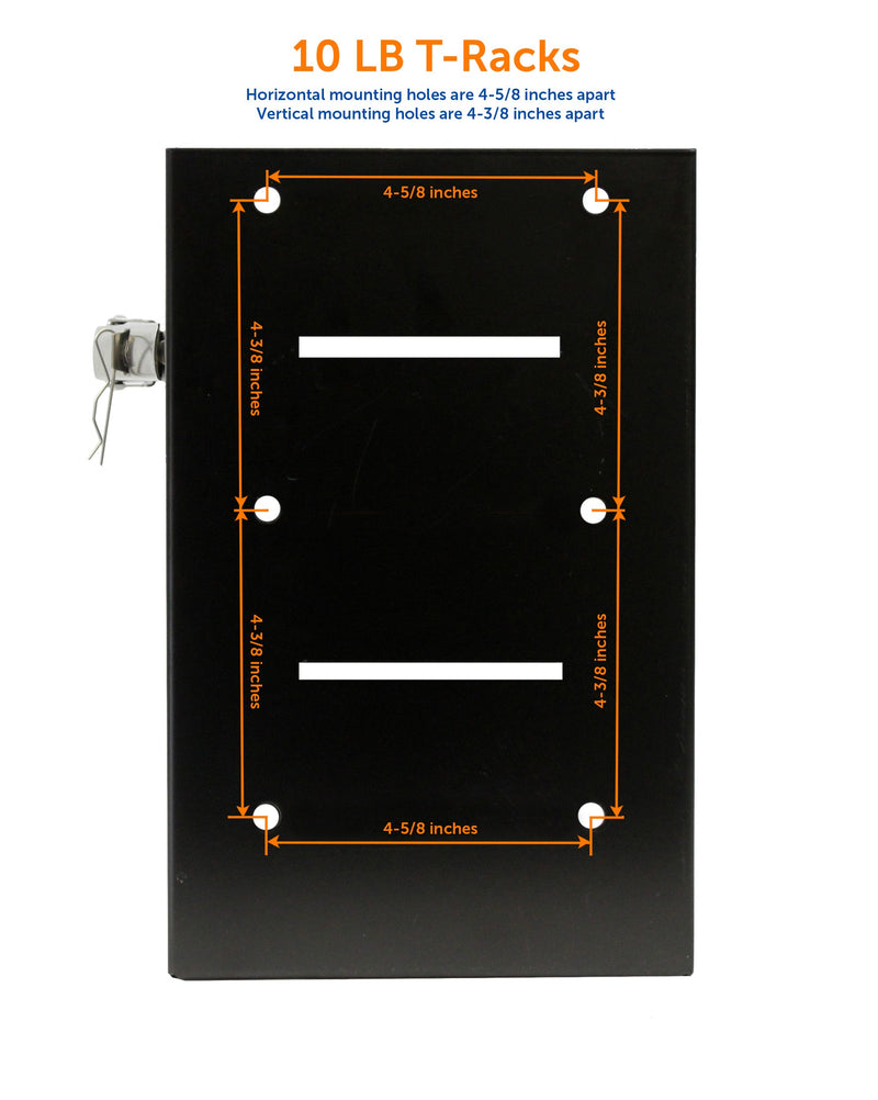 Load image into Gallery viewer, Flame King® T-Racks™ 10lb Propane Tank Mounting Brackets Strap Campervan Overland Vehicles
