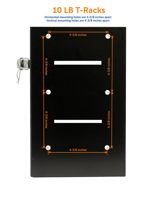 Flame King® T-Racks™ 10lb Propane Tank Mounting Brackets Strap Campervan Overland Vehicles