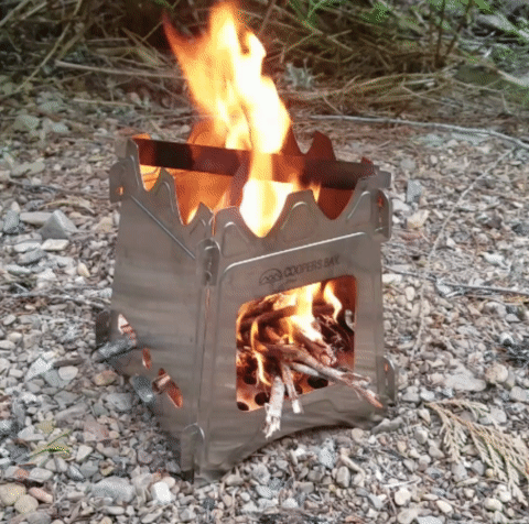 Load image into Gallery viewer, Hiker Twig Stove - LiteWeight Stainless Steel Flat-Pack Stove

