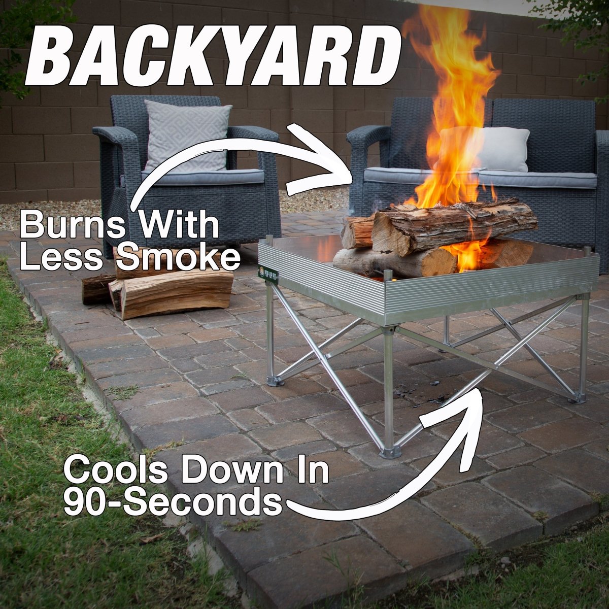 Pop - Up Fire Pit Base Kit - Trail and Timber Co