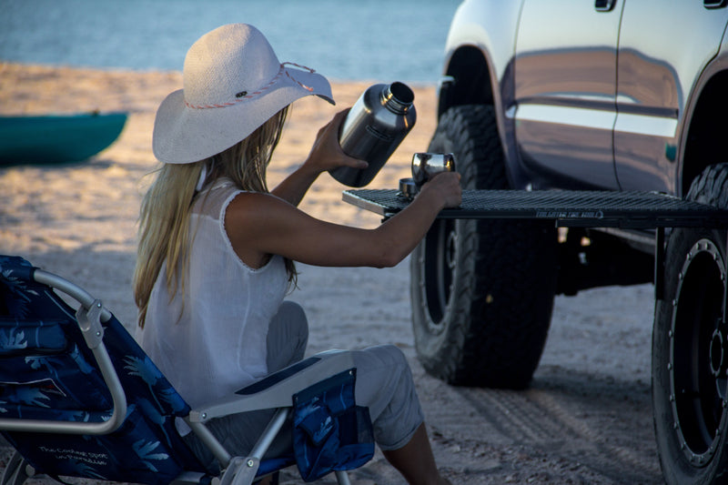 Load image into Gallery viewer, Medium Steel Camping Tire Table
