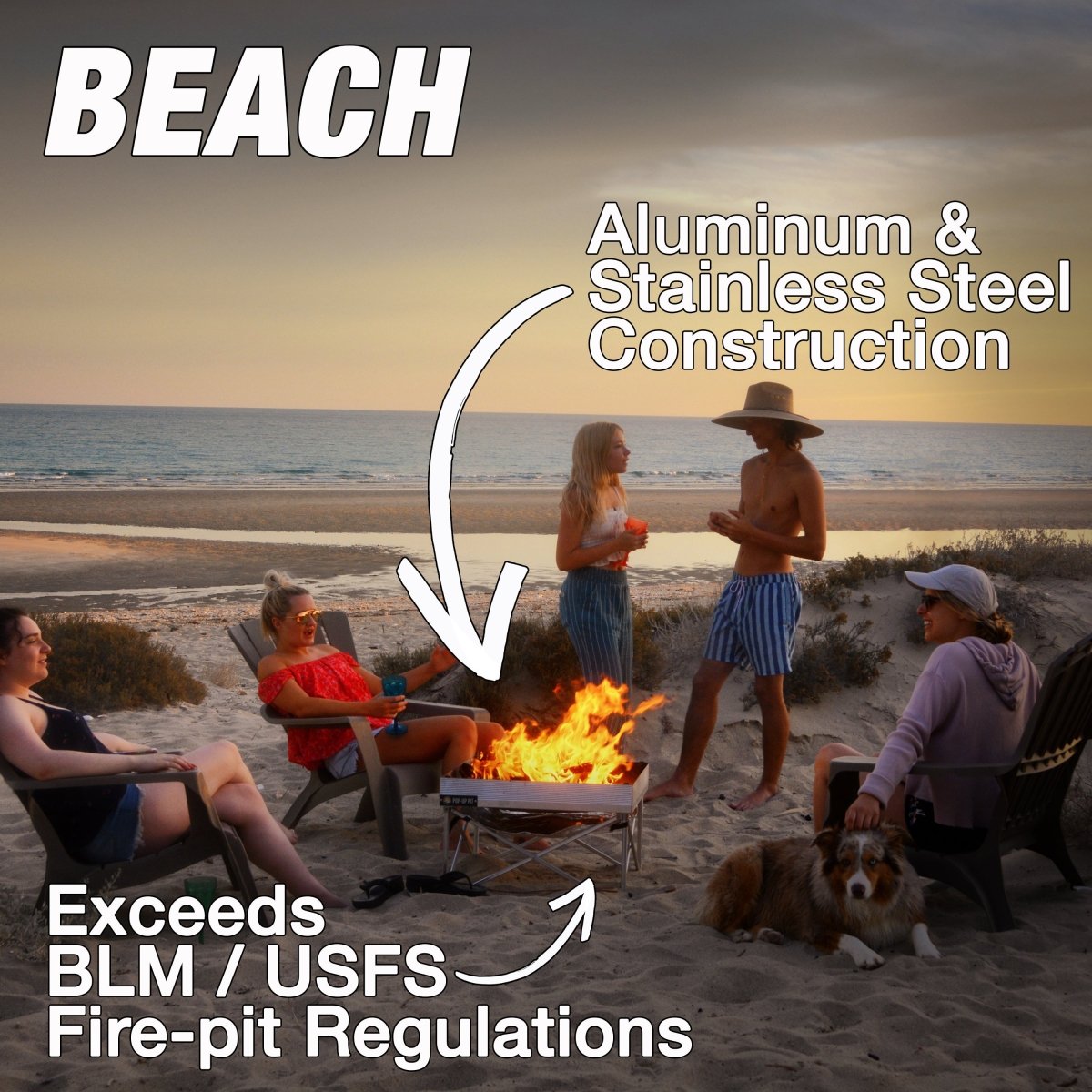 Pop - Up Fire Pit - Go Anywhere Kit - Trail and Timber Co