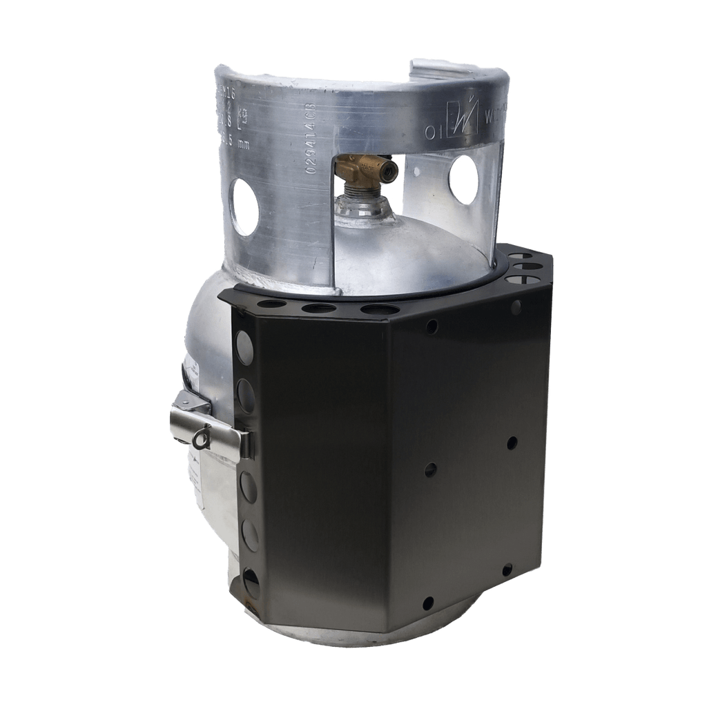 10 lb. Aluminum Propane Tank and Bracket Combo! - Trail and Timber Co