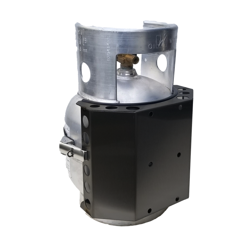 Load image into Gallery viewer, 10 lb. Aluminum Propane Tank and Bracket Combo!
