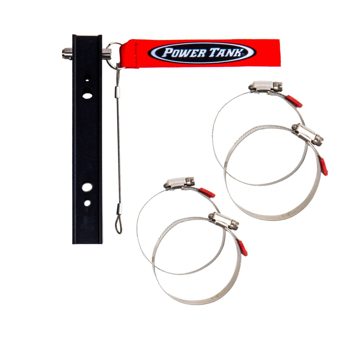 Quick - Release Bracket - 2.5 lb ABC Fire Exinguisher, Power Shot, Pro Eagle Phoenix CO2 Jack - Trail and Timber Co