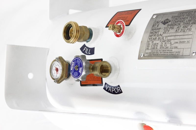 Load image into Gallery viewer, Flame King 12.2 Gal ASME RV Trailer Propane Cylinder Tank
