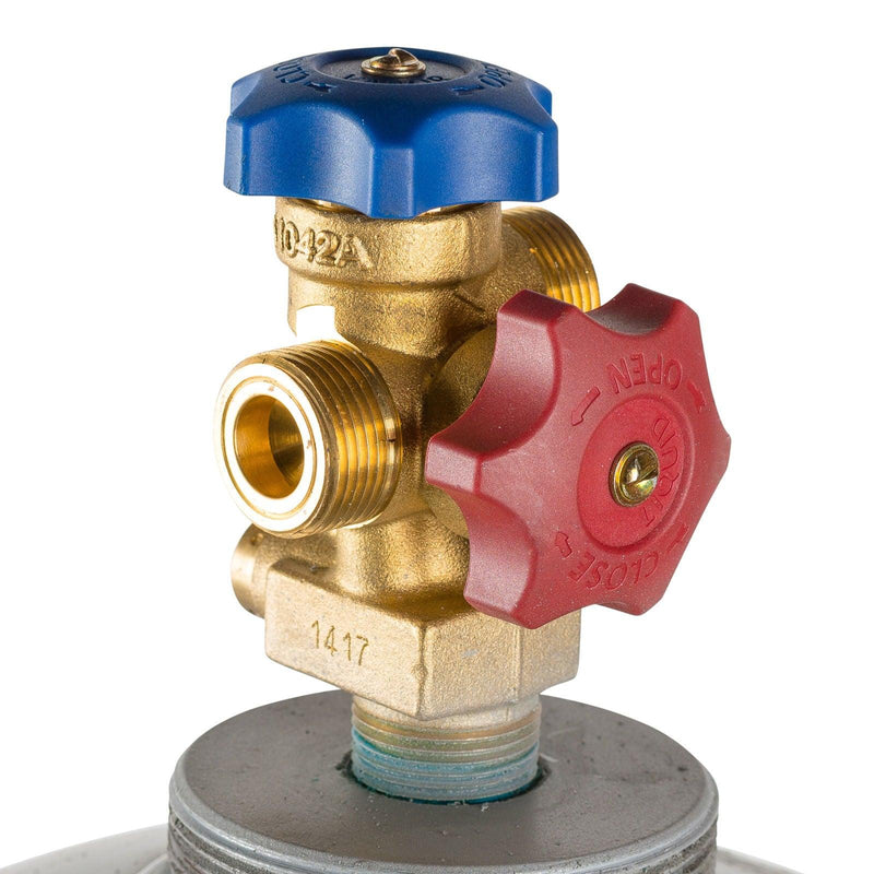 Load image into Gallery viewer, Flame King 123lb Refrigerant Cylinder Tank with Multi Valve
